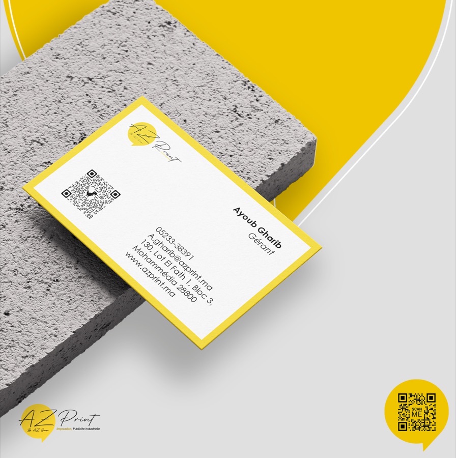Carte de visite standard