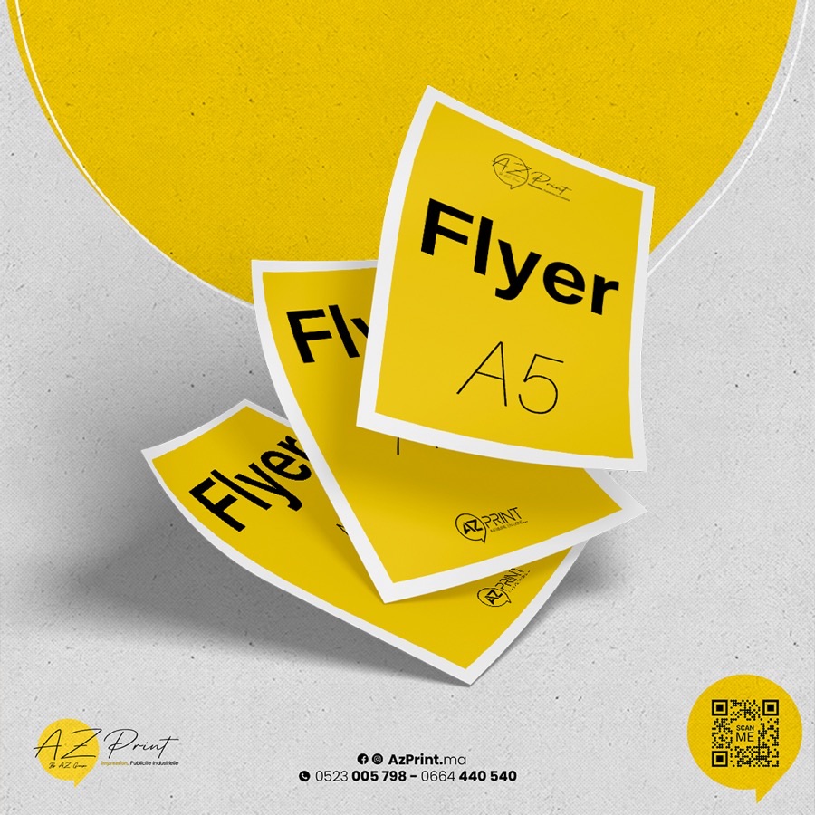 Flyer A5 (14,8 x 21 cm)