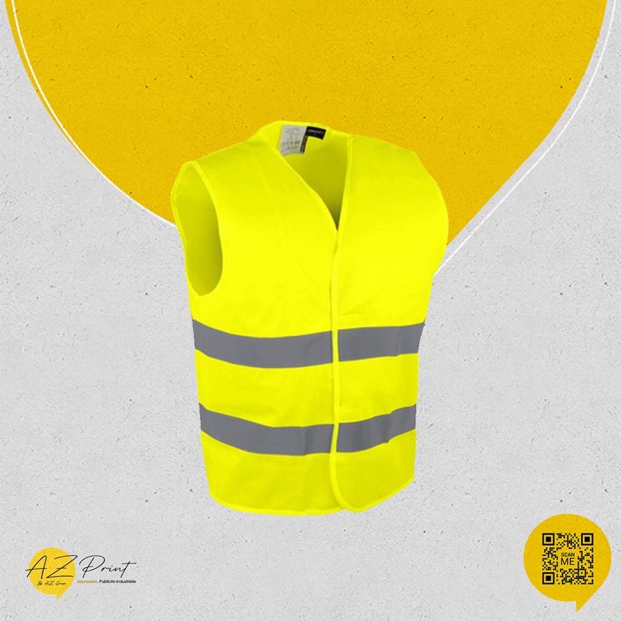 Gilet fluorescent personnalisé