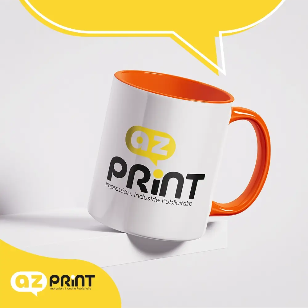 Mug bicolore personnalisé
