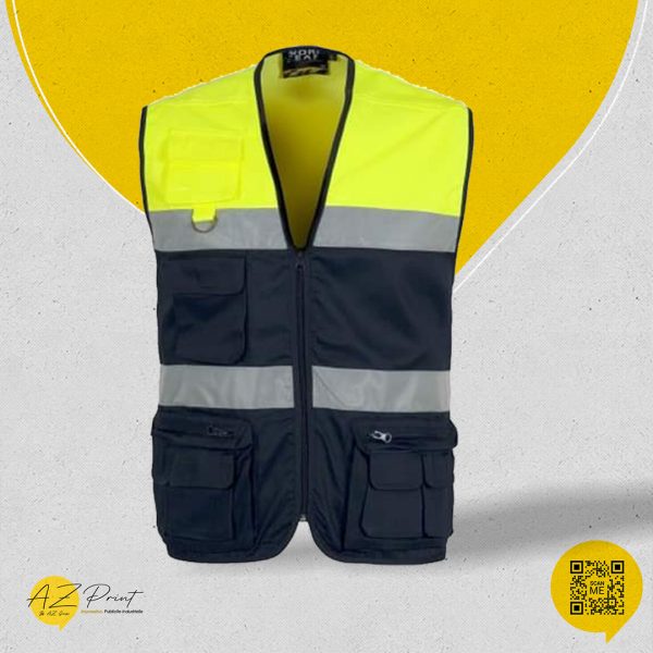 Gilet de Travail Sans Manche Personnalisable – Image 4